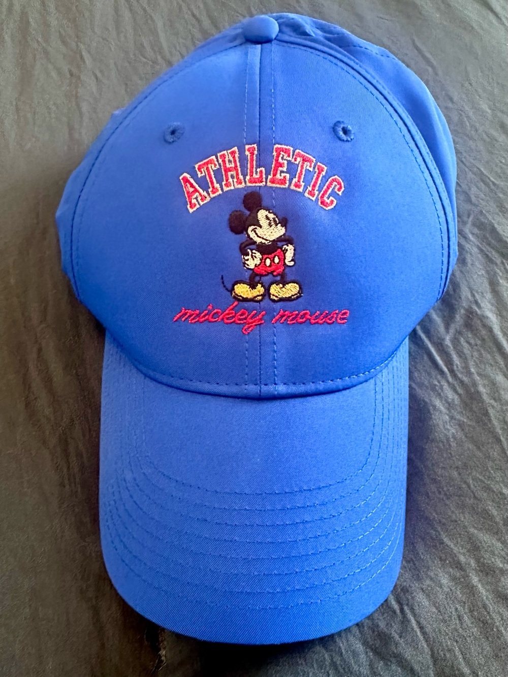 Blue "Athletic" Mickey Mouse Embroidered Cap Disney / Nike Golf